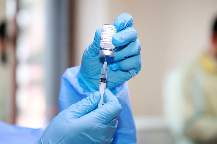 예천군보건소에서 코로나19 백신접종이 진행되고 있다. (사진=예천군 제공) *재판매 및 DB 금지