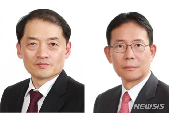 [서울=뉴시스]현대자동차그룹이 17일 임원 203명을 신규 선임하는 임원 인사를 단행했다. 왼쪽부터 김선섭 글로벌사업관리본부장 부사장, 오익균 현대차 러시아권역본부장 부사장. (사진=현대차그룹 제공)