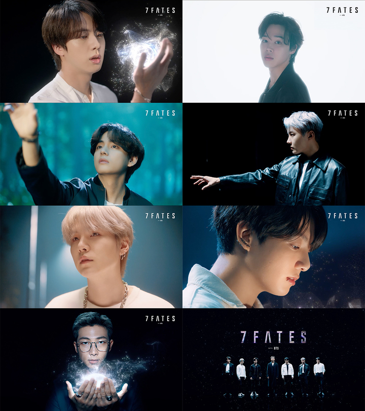 [서울=뉴시스] 방탄소년단 7FATES 스토리필름 갈무리. 2021.12.20. (사진= 하이브 제공) photo@newsis.com*재판매 및 DB 금지 *재판매 및 DB 금지