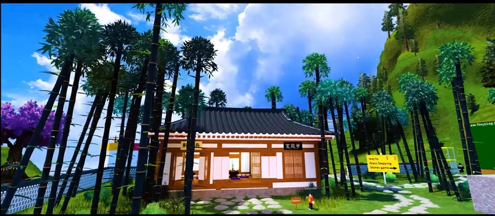 [서울=뉴시스]한국관광공사가 제작한 미국 메타버스 게임플랫폼 '로블록스' 활용 게임 (사진 = 한국관광공사) 2021.12.20. photo@newsis.com *재판매 및 DB 금지