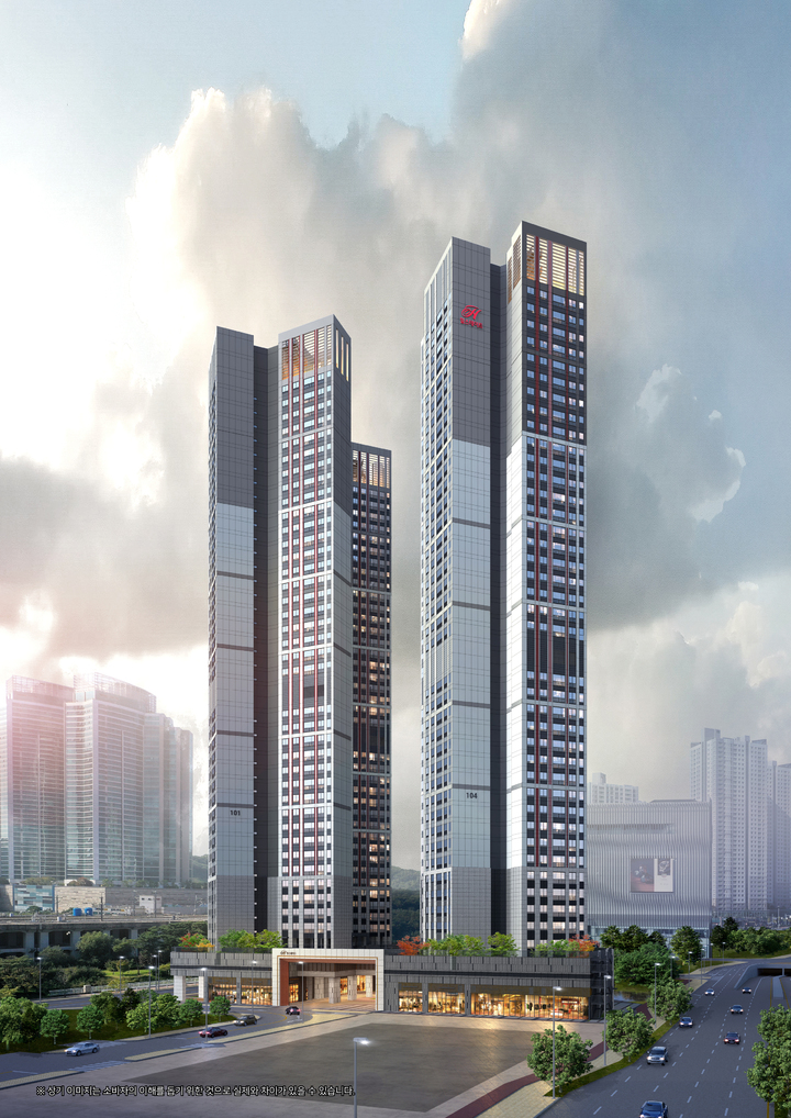 힐스테이트 천안아산역 듀클래스 투시도. (사진=현대엔지니어링 제공) *재판매 및 DB 금지