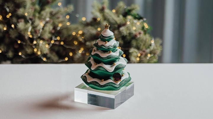 시그니엘 부산 '페이스트리 살롱'의 '크리스마스 트리 케이크' *재판매 및 DB 금지