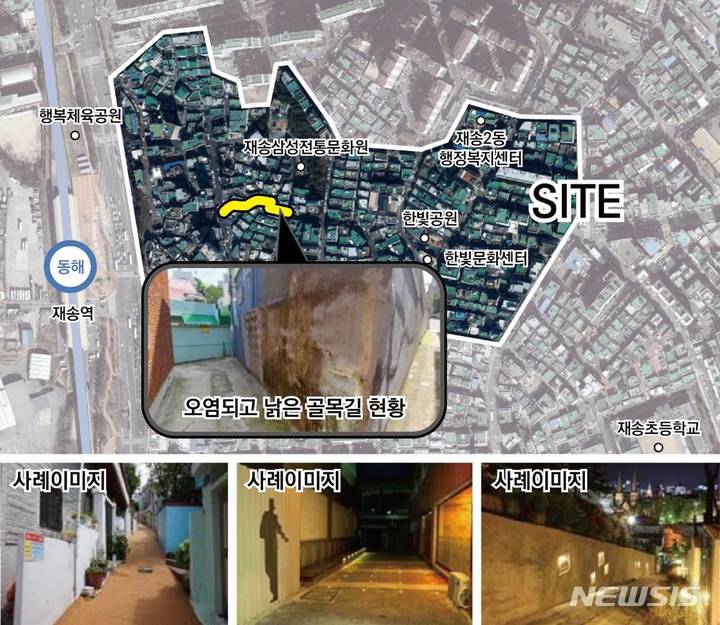 [부산=뉴시스] 해운대구 재송2동 사업시행 지역 지도 (사진=해운대구청 제공)