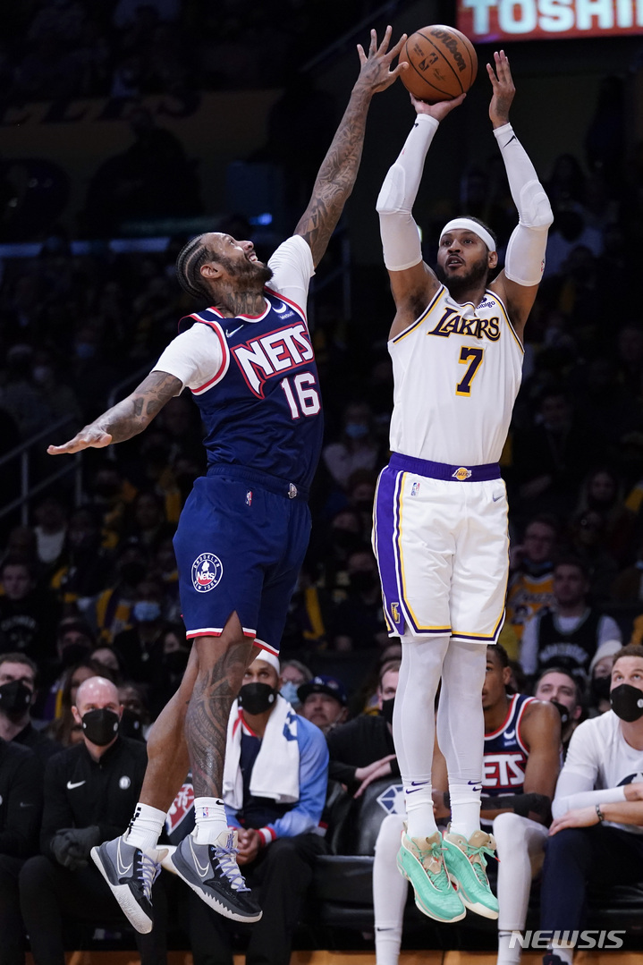 [로스앤젤레스=AP/뉴시스]카멜로 앤서니 