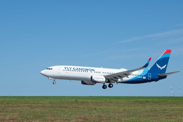 플라이강원&nbsp; B737-800 항공기.&nbsp; *재판매 및 DB 금지