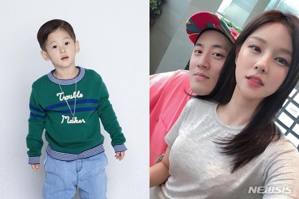 두산 며느리 조수애, 아들 공개…박서원 빼닮았네