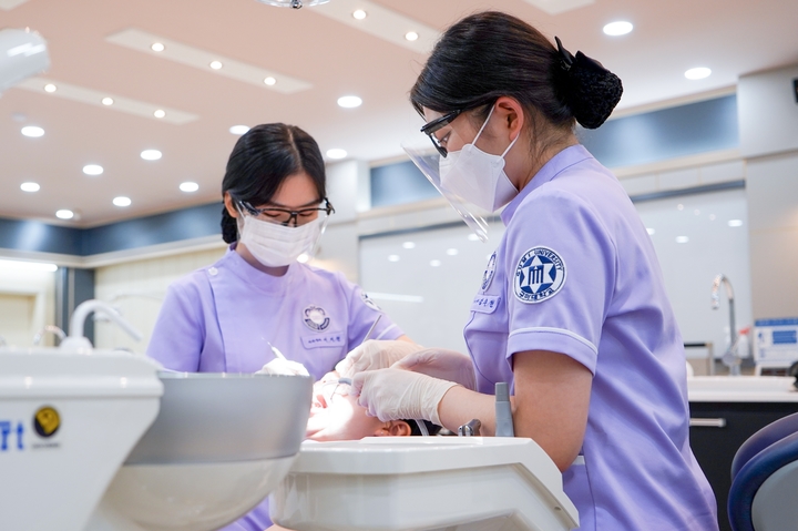 치위생과 실습 (사진=구미대 제공) *재판매 및 DB 금지