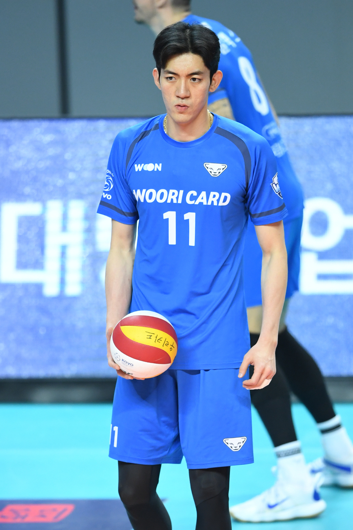 【서울=뉴시스】우리카드 김재휘.(사진=한국배구연맹 제공)