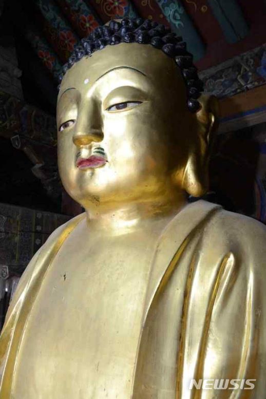 [서울=뉴시스] '경주 분황사 금동약사여래입상(세부)'. (사진=문화재청 제공) 2021.12.30. photo@newsis.com *재판매 및 DB 금지