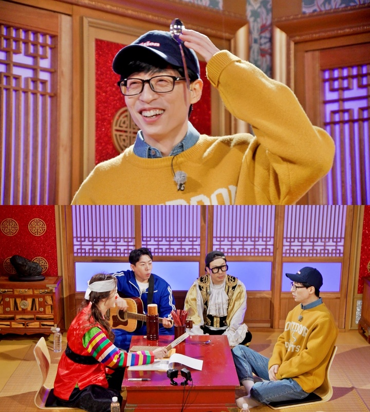 유재석(위), '런닝맨' 멤버들