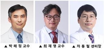 연세대 의과대학 핵의학교실 박해정, 이비인후과학교실 최재영 교수, 차동철 네이버 헬스케어연구소 의료혁신센터장 연구팀은 딥러닝 기술을 활용해 내시경 이미지를 보며 귀 질환을 진단하는 AI를 개발했다고 6일 밝혔다. (사진 : 세브란스병원 제공) *재판매 및 DB 금지