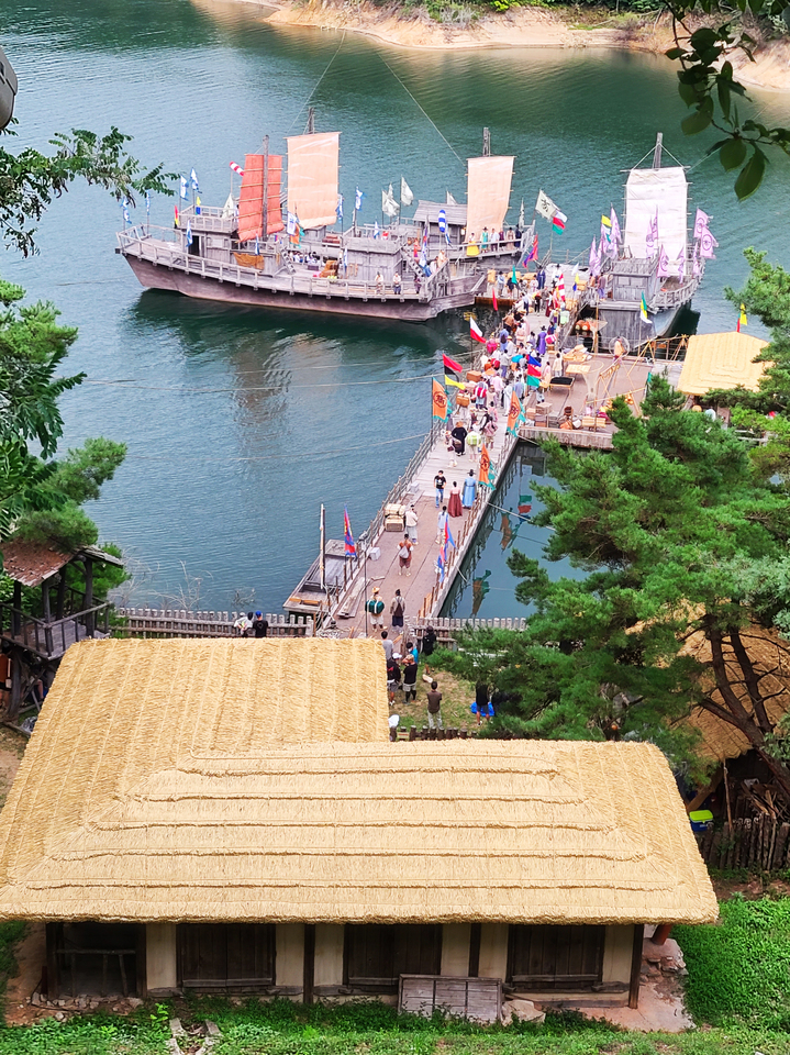 안동호 해상촬영세트장 (사진=안동시 제공) *재판매 및 DB 금지