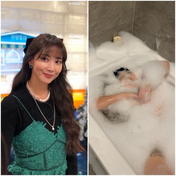 [서울=뉴시스] 오윤아, 거품목욕하는 아들 그저 대단..."또 한번 '아들바보' 등극했네" 2022.01.07 (사진=오윤아 SNS 제공) photo@newsis.com*재판매 및 DB 금지 *재판매 및 DB 금지