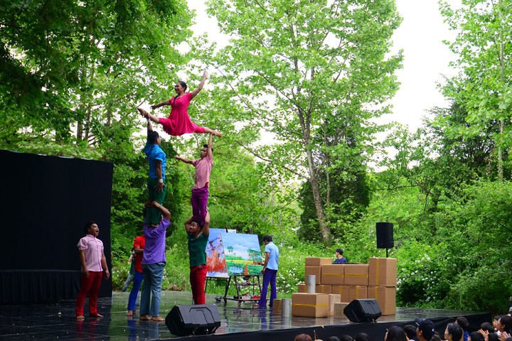 [수원=뉴시스] 2019 수원연극축제 행사 모습. 2022.1.12. (사진=수원문화재단 제공) *재판매 및 DB 금지