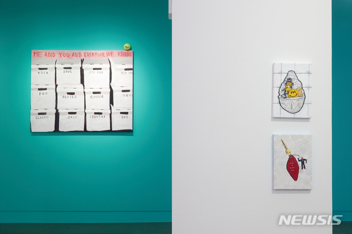 [서울=뉴시스]노블레스컬렉션, 노보 개인전 전시 전경. 