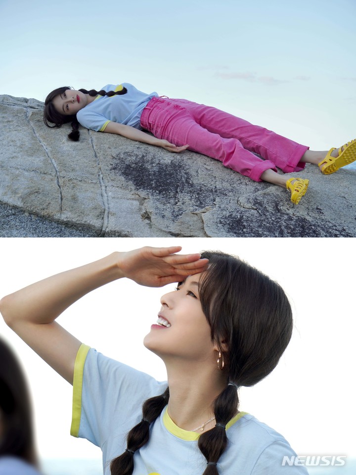 [서울=뉴시스] '술꾼도시여자들' 이선빈 비하인드 컷3. 2022.01.12. (사진= 이니셜 엔터테인먼트 제공) photo@newsis.com*재판매 및 DB 금지