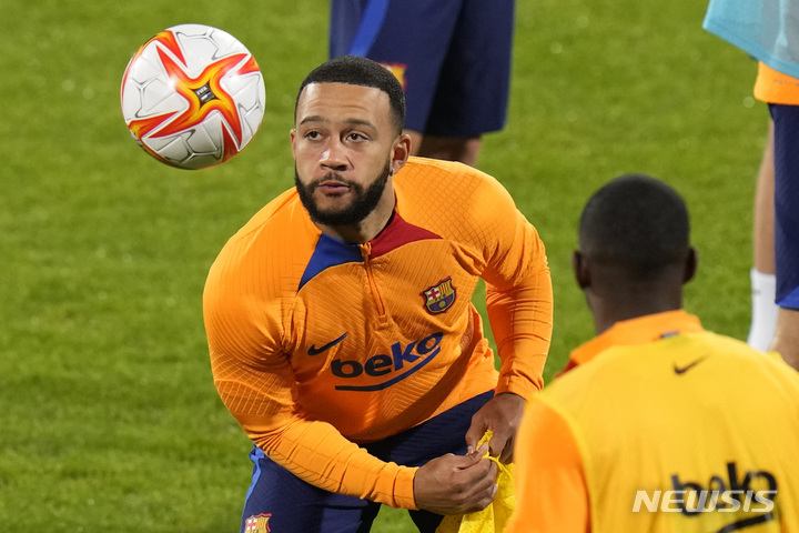 [리야드=AP/뉴시스] 멤피스 데파이. 2022.07.17.