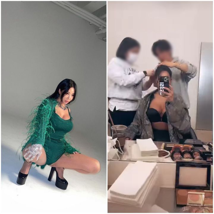 [서울=뉴시스] 제시, 과감한 노출에 쩍벌까지…"이 글래머 몸매 실화냐" 2022.01.14 (사진=제시 sns 제공) photo@newsis.com*재판매 및 DB 금지 *재판매 및 DB 금지