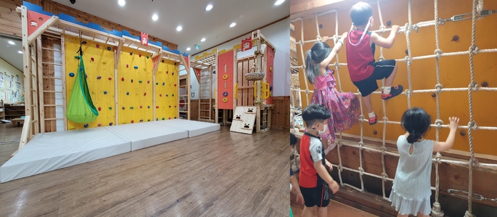 [전주=뉴시스] 전북도교육청에서 지원하는 도내 유치원 실내 누리놀이터 모습. *재판매 및 DB 금지