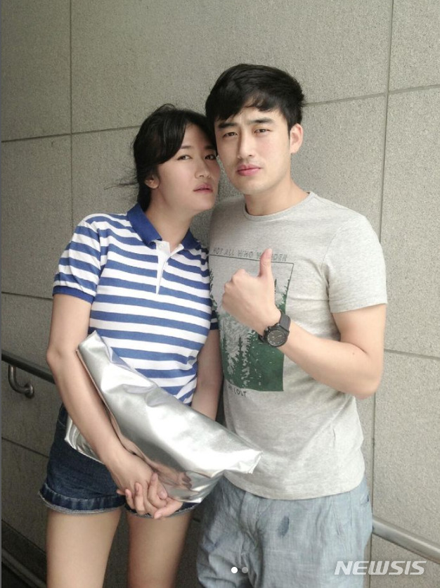 [서울=뉴시스] 김미려, 정성윤. 2022.01.14. (사진= 김미려 인스타그램 제공) photo@newsis.com*재판매 및 DB 금지