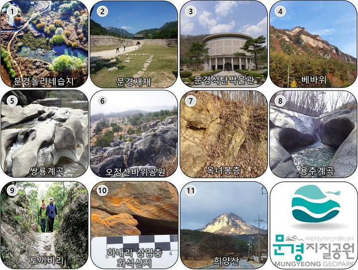 [안동=뉴시스] 문경 국가지질공원 인증을 위한 콘텐츠. (경북도 제공) 2022.01.16 *재판매 및 DB 금지