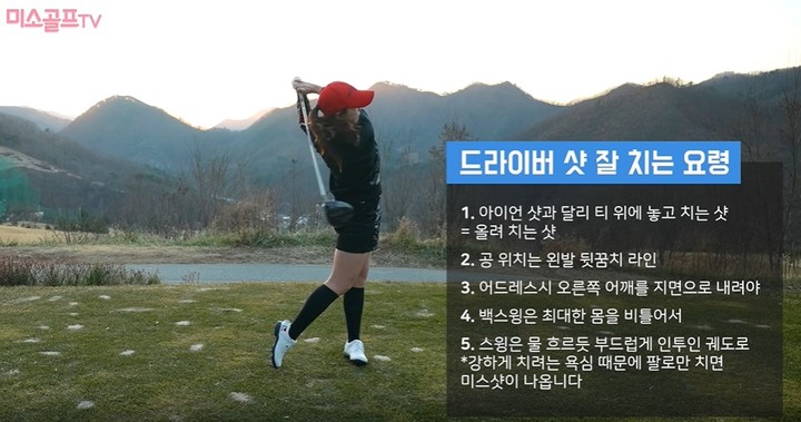 드라이버 샷 요령 *재판매 및 DB 금지