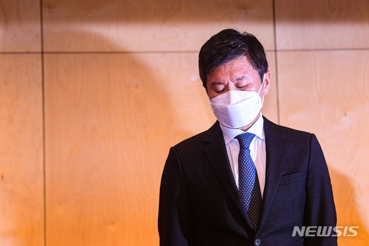 [서울=뉴시스] 고승민 기자 = 정몽규 HDC현대산업개발 회장. (공동취재사진) 2022.01.17. photo@newsis.com