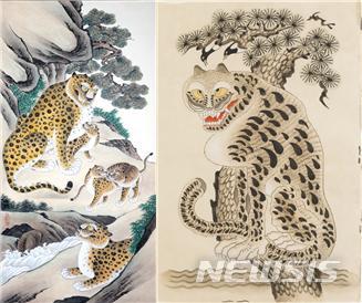 [이천=뉴시스]호랑이 그림