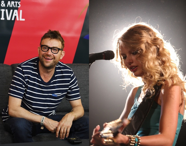 [서울=뉴시스] 데이먼 알반·테일러 스위프트. 2022.01.26. (사진= CJ ENM·유니버설뮤직 제공) photo@newsis.com*재판매 및 DB 금지