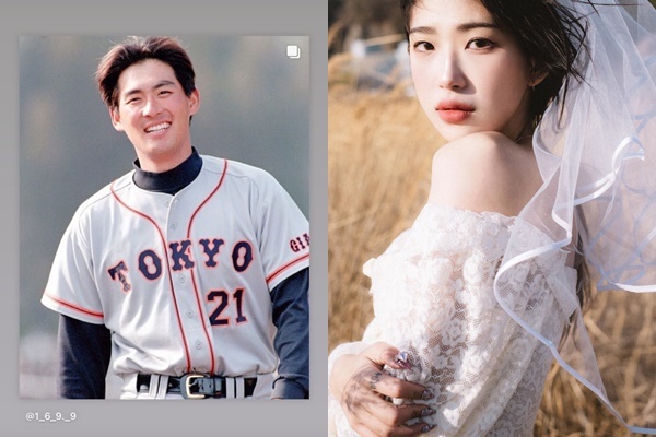 조성민(왼쪽), 최준희