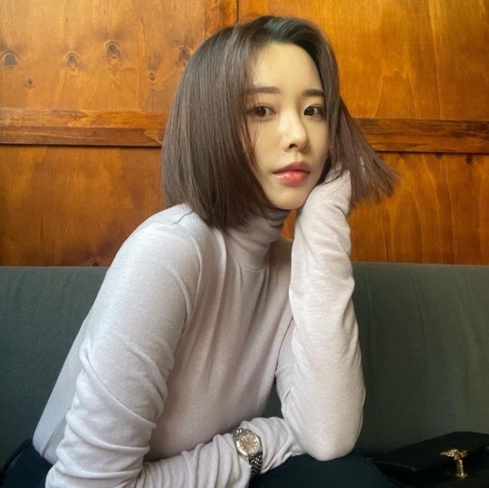 박성광 아내 이솔이, 길었던 머리가…"단발머리 도전"