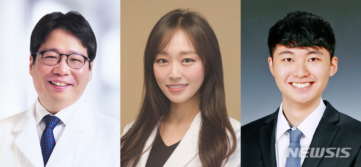 [서울=뉴시스]왼쪽부터 서울대병원 소화기내과 이정훈 교수·분당서울대병원 김지혜 교수·서울대병원 김주연 전공의. (사진= 서울대병원 제공) 2022.02.03