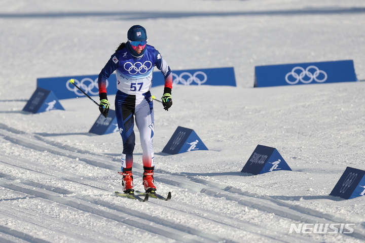 [장자커우(중국)=뉴시스] 홍효식 기자 = 2022 베이징 동계올림픽이 진행되고 있는 5일 중국 허베이성 장자커우 국립 크로스컨트리센터 모습. 이날 이 경기장에서 태극전사가 첫 출전하는 크로스컨트리 여자 7.5km+7.5km 스키애슬론 종목이 진행된다. 2022.02.05. yesphoto@newsis.com