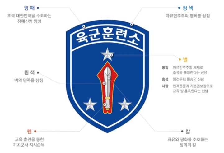 [서울=뉴시스] 육군훈련소 상징. 2022.02.06. (사진=육군훈련소 제공) *재판매 및 DB 금지
