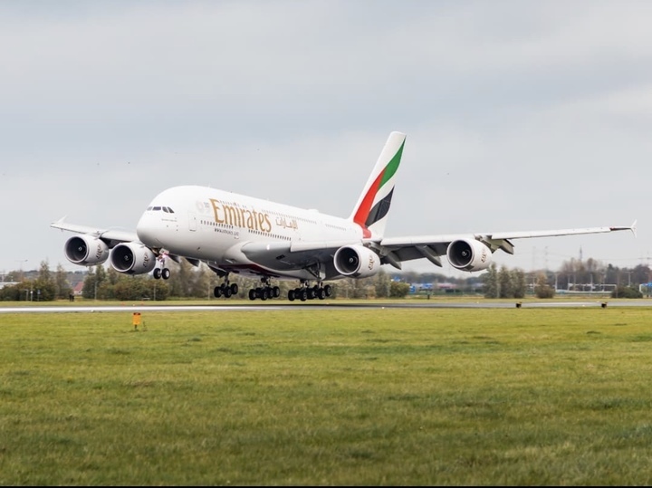 [서울=뉴시스] 지난해 10월31일 암스테르담 스히폴 공항에서 비행기 한 대가 이륙하는 모습이다. (출처 : schiphol 인스타그램 화면 캡처) 2022.02.07. *재판매 및 DB 금지