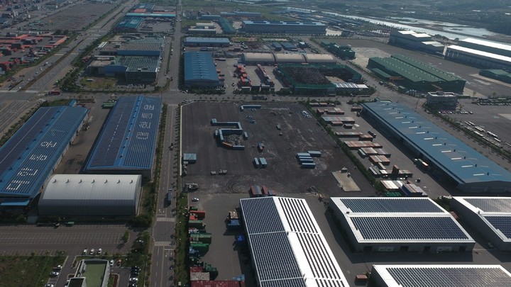 [광양=뉴시스] 전남 광양항 항만배후단지 전경. photo@newsis.com *재판매 및 DB 금지