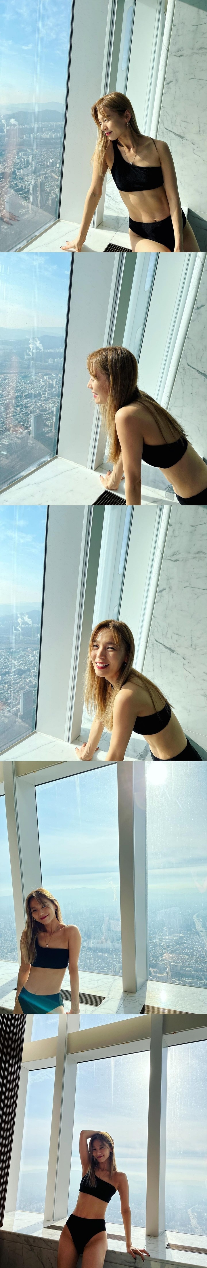 [서울=뉴시스] 선예, 아침 햇살 배경으로 파격 비키니 패션 선보여 2022.02.09 (사진=선예 sns 제공) photo@newsis.com*재판매 및 DB 금지 *재판매 및 DB 금지