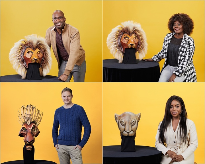 [서울=뉴시스]뮤지컬 '라이온 킹'의 배우들. (왼쪽 위부터) '심바' 역의 데이션 영, '라피키' 역의 푸티 무쏭고, '스카' 역의 안토니 로렌스, '날라' 역의 아만다 쿠네네. (사진=에스앤코 제공) 2022.02.10. photo@newsis.com *재판매 및 DB 금지