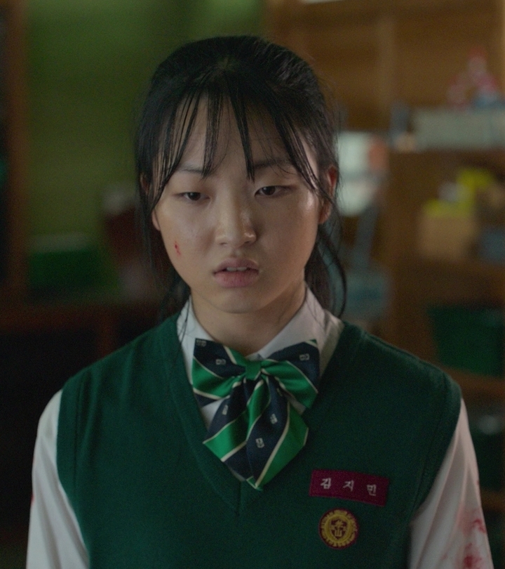 [서울=뉴시스] '지금우리학교는' 김지민역을 맡은 배우 김진영. 2022.02.10.(사진=넷플릭스 제공) photo@newsis.com*재판매 및 DB 금지 *재판매 및 DB 금지