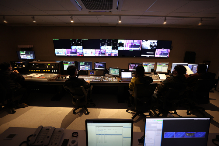 ▲딜라이브서울경기케이블TV 상암동 국사 스튜디오