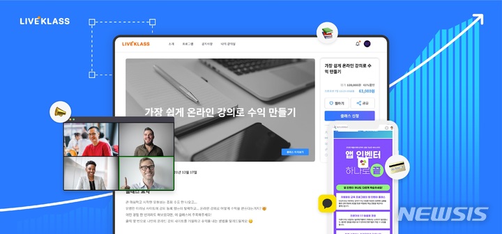 [서울=뉴시스] 라이브클래스 서비스. (이미지=퓨쳐스콜레 제공) 2022.02.11. photo@newsis.com