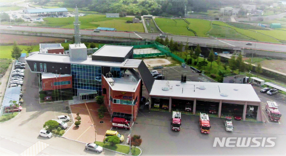 [남해=뉴시스] 남해소방서 전경.