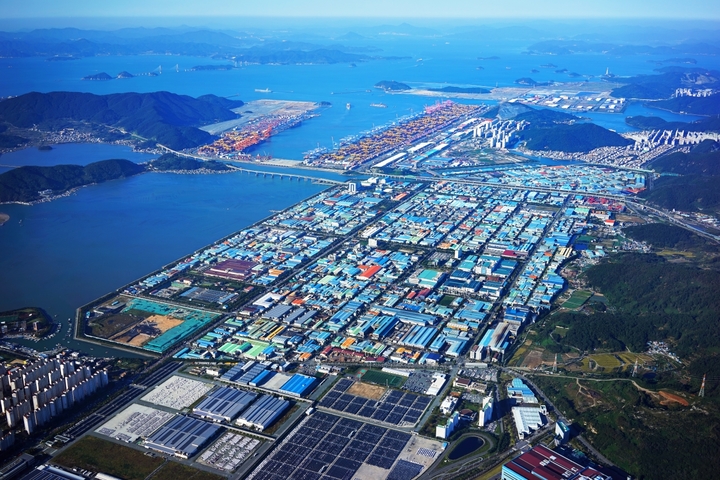 [부산=뉴시스] 녹산국가산업단지 전경 (사진=한국산업단지공단 부산지역본부 제공) *재판매 및 DB 금지