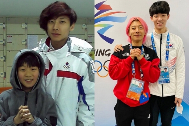 이준서, 곽윤기와 함께 찍은 사진 공개. (사진 = 이준서 인스타그램 캡처) *재판매 및 DB 금지 *재판매 및 DB 금지 *재판매 및 DB 금지