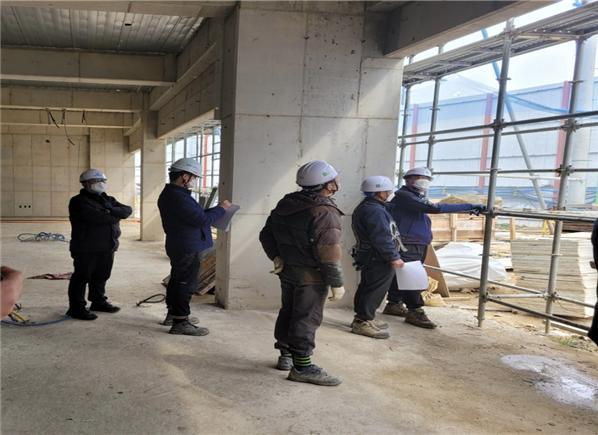 [광주=뉴시스] 익산지방국토관리청 건설현장 안전점검. (사진=뉴시스 DB) *재판매 및 DB 금지