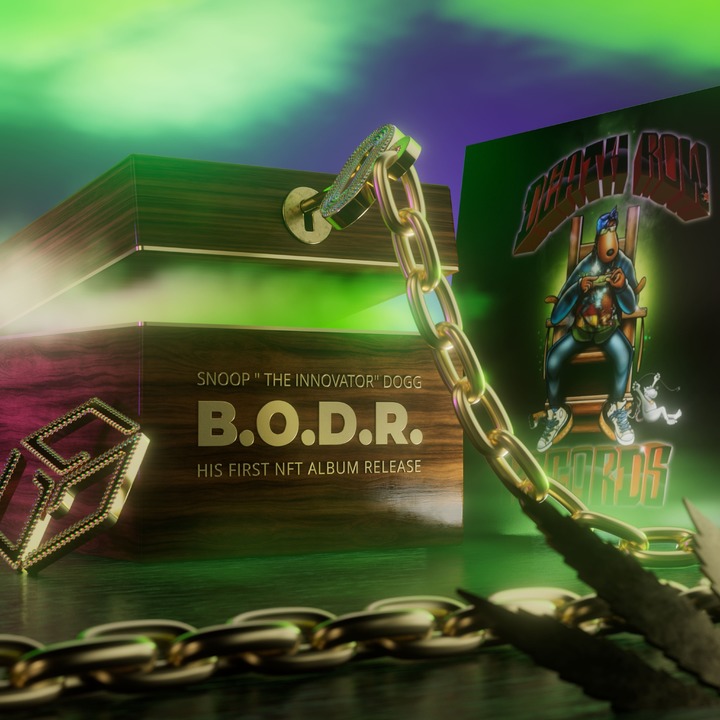 유명 힙합 래퍼 스눕독의 NFT 앨범 이미지.(사진=갈라뮤직 홈페이지 갈무리) *재판매 및 DB 금지