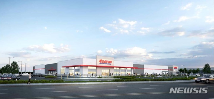 [인천=뉴시스] 김동영 기자 = 코스트코 인천 청라점 조감도 자료사진. (사진=인천경제자유구역청 제공) 