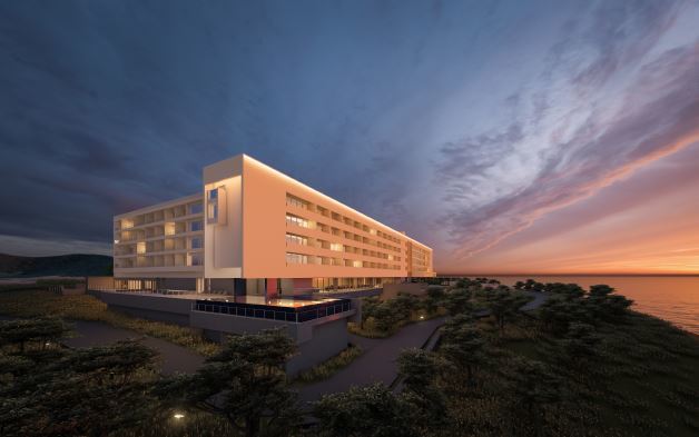 [무안=뉴시스] 해남 오시아노 리조트호텔 조감도. *재판매 및 DB 금지