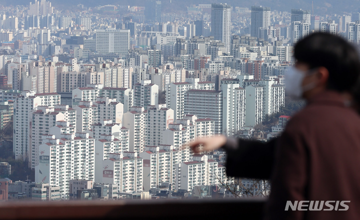 서울시내 아파트 단지. 뉴시스 자료사진.