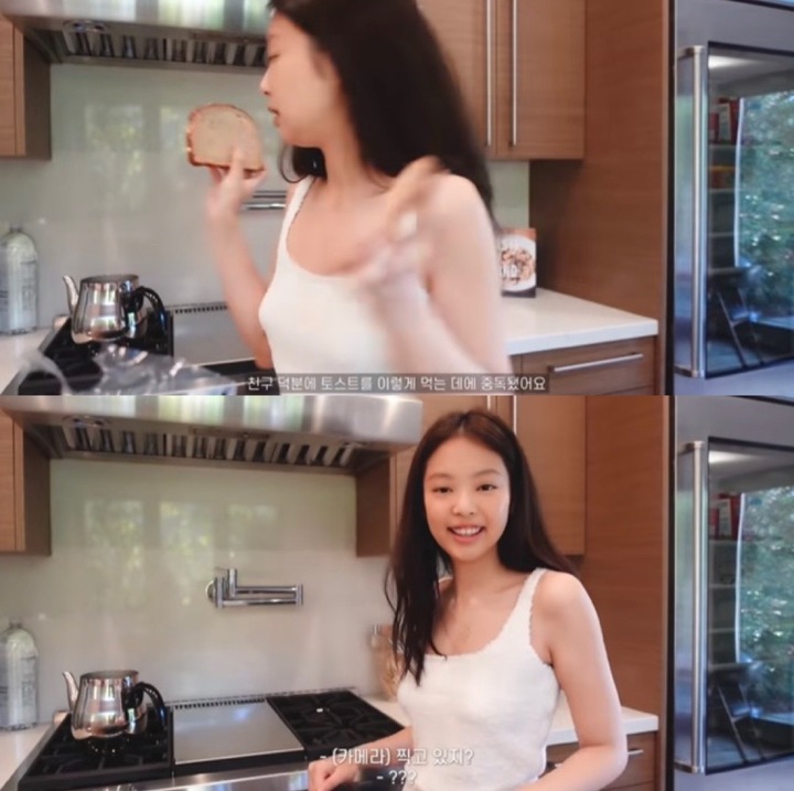 [서울=뉴시스] 제니 유튜브 캡처 . 2022.02.24. (사진= 유튜브 ) photo@newsis.com*재판매 및 DB 금지 *재판매 및 DB 금지